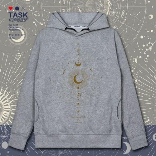Longest night moon planet mens hoodies crewneck sweatshirt hoodie streetwear top sporting white winter sports clothes autumn