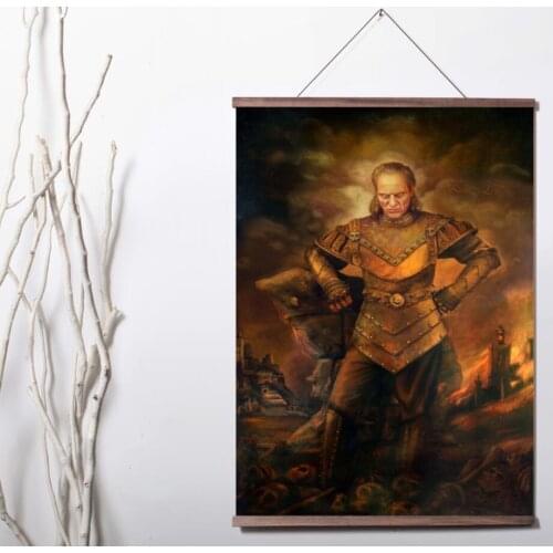 Vigo the Carpathian Art Canvas poster decoration painting with solid wood hanging scroll