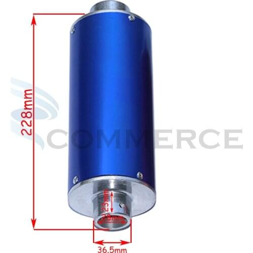 28mm motorcycle large-diameter exhaust pipe is suitable for 50cc 110cc 125cc 140cc off-road vehicle exhaust decoration pipe