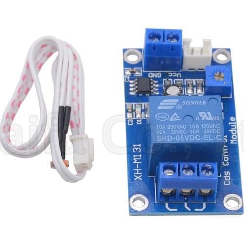 XH-M131 DC 5V 12V 10A Light Control Switch Photoresistor Relay Module Detection Sensor brightness Automatic Control Module