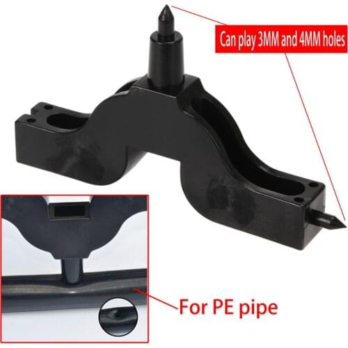 1/2/3PCS 3mm 4mm Drill Hose Tubing Hole Punch Drilling Tool 1/4'' Drip Hose Connection Fitting Garden Irrigation Punching Tool