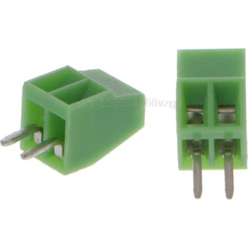 10Pcs 2Pin-10Pin Screw PCB Mounted Terminal Blocks Connector 2.54mm Pitch S05 Wholesale&DropShipping