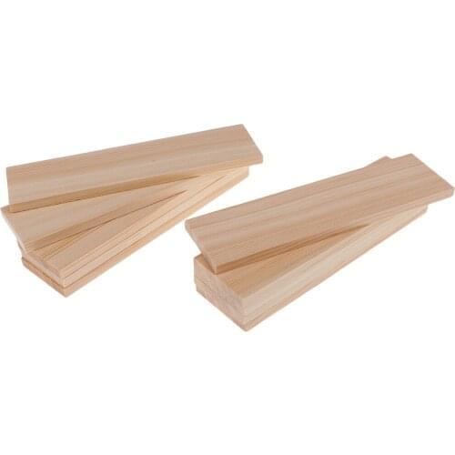 10 Pieces High Quality 150x40x6mm pine wood Blank Wood Business Card Wooden Name