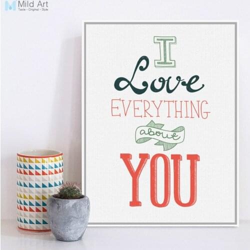 Black White Modern Inspirational Love Quotes Typography Big A4 Poster Prints Hipster Drawing Canvas Painting Wall Art Decor Gift