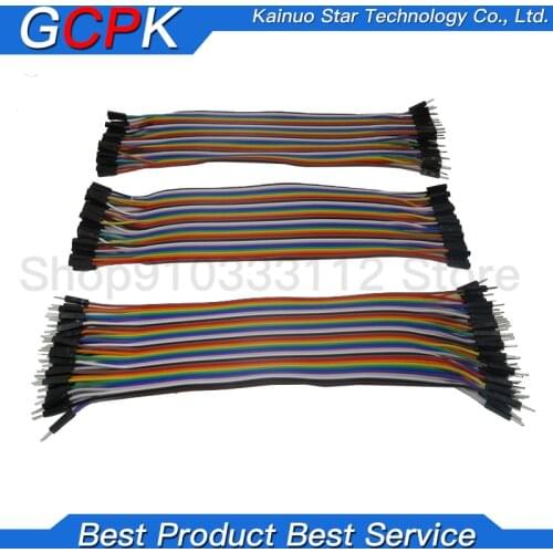 Dupont line 120pcs 20cm male to male + male to female and female to female jumper wire Dupont cable for Arduino diy kit