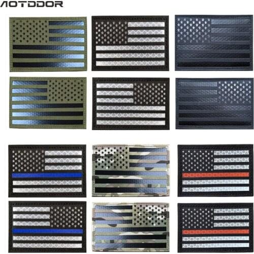 IR USA Flag Army Patch badges Armlet Badge Shoulder Patch PVC Military Patch SEAL Team DEVGRU tactics American Flag patch