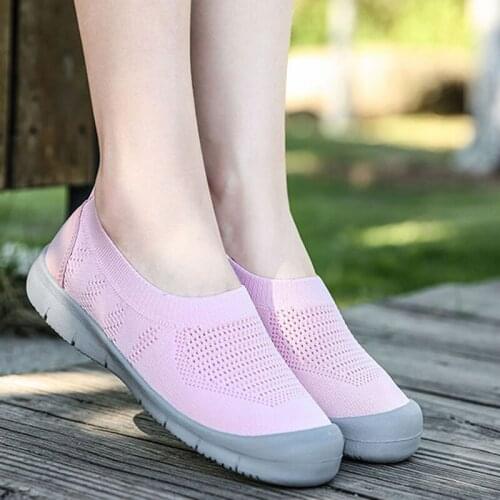 Fashion Sneakers Women Breathable Sock Shoes Lighht Womens Vulcanized Shoes Outdoor Casual Flat Shoes Loafers Warkings Footwer
