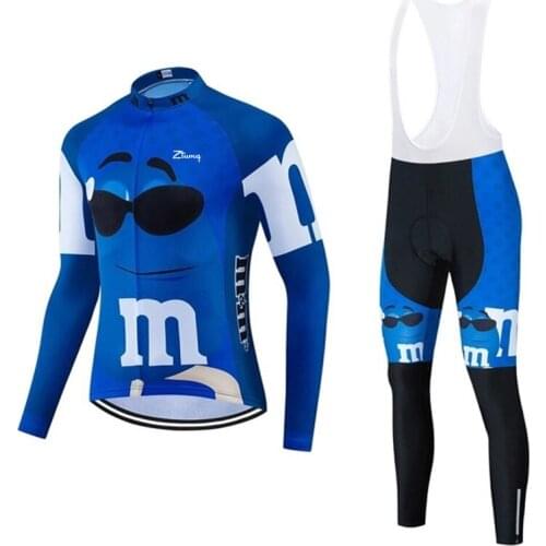 Cycling Jersey Sets Men Mallot Ciclismo Hombre Verano 2021 Long Sleeve Breathable Bicycle Pro Outfit MTB Outdoor Riding Suit