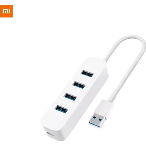 Original Xiaomi USB3.0 Splitter Four-port USB3.0 High-speed Transmission Universal Interface Support Hot Swap Small Size