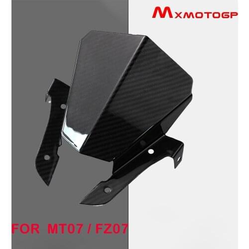 Carbon Fiber Motorcycle Front Wind Deflector Accessories Windshield for Yamaha MT-07 MT07 FZ07 FZ-07 2013 2014 2015 2016