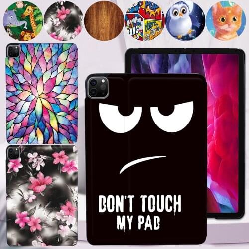 For Apple IPad Pro 11" 2018 2020 2021/Pro 10.5"/iPad Pro 9.7" Plastic Cute Series Tablet Hard Back Shell Case+Free Stylus