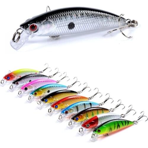 POETRYYI 1pcs NEW Classic Hard Fishing Wobbler 67mm 5g Minnow Bait Artificial Bait Swimbait for pike perch Fishing Lure