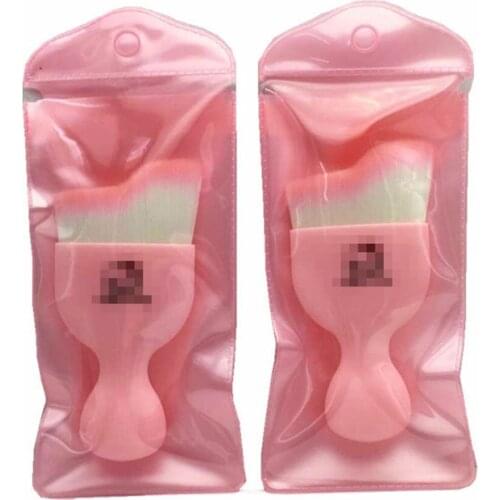 Saiantth pink hello curve Wavy makeup brushes New wine glass foundation sculpting brush soft dense beauty cosmetic facial Single