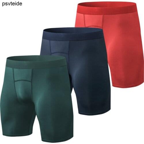 Men Summer Shorts Running Tight Sweat Legging Shorts Compression Men Boxer Short Underwear Basketball Workout Jogging