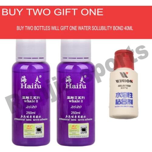 HAIFU WHALE 2 Table Tennis Speed Glue organic 250ml 500ml Effect Whale Tune Synthetic Glue Original HAIFU Ping Pong Glue