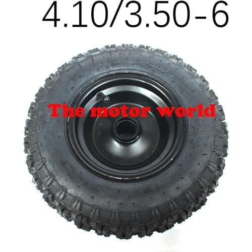 2019 Hot Sale High Performance 4.10/3.50-6 Tyres with Hub for E-Bike, Wheelbarrow Scooter, Mini Motorcycle Atv Motorcycle