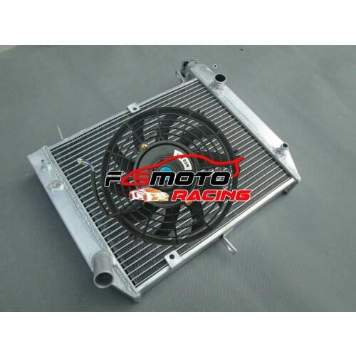 3ROW Aluminum Radiator + FAN For Yamaha YZF R1 RN01 RN04 YZFR1 R-1 YZF-R1 1000 2000 2001 YZF R 1 00 01