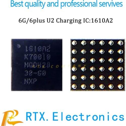 50 pcs/lot 1612A1 U2 IC For IPhone 8G 8P X XSmax Mobile Phone USB Charging power supply Chip Repair Replacement Original & NEW