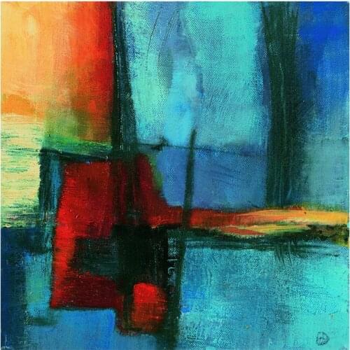 Abstract Nordic Style Gold Oil Painting on Canvas Posters and Prints Scandinavia Art Wall Pictures For Living Room Home Decor