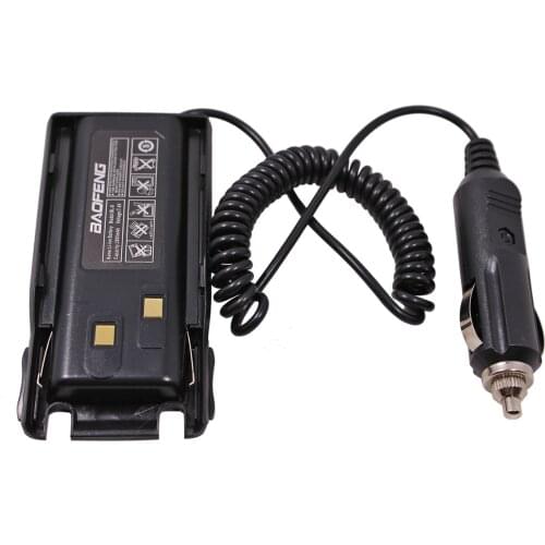 Baofeng UV-82 12V Car Charger Battery Eliminator for Two Way Radio BAOFENG UV82/Plus UV-82(II) UV-8HX GT-5TP Walkie Talkie