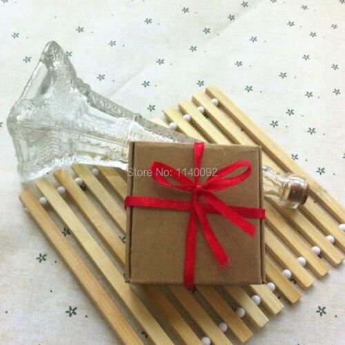 Free shipping 6.4x6.4x2.8cm kraft paper packing box/exquisite gift box /cute snack paper case/50pcs a lot