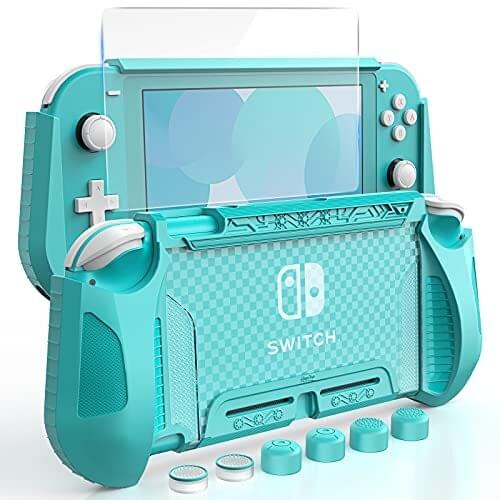 HEYSTOP Case Compatible with Nintendo Switch Lite, TPU Protective Cover for Switch Lite with Anti-Scratch/Anti-Dust (Blue)