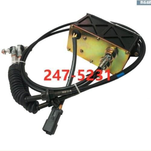 E312B 312B Throttle Motor for Governor Assy with Double Cable, 6 pins 247-5231