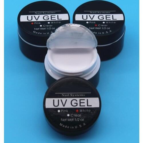 HOT 1 Bottle Transparent UV Nail Gel Manicure Tool UV Builder Extension Gel Nail Art Newest