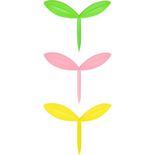 Hot Creative Cute Little Grass Book Labels Silicone Stationery Book Marker Silicone Grass Buds Reading Label