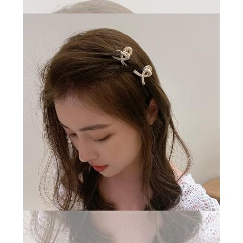 Small catch clip alloy rhinestone mini hair catch South Korea Dongdaemun Western style wild fashion shark small catch clip
