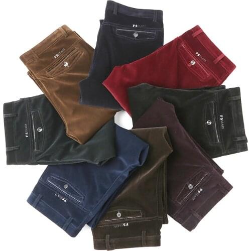 Muyuanyang Men's Corduroy Trousers