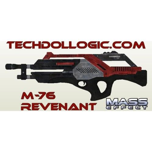 Mass Effect M-76 Triumph Assault Rifle 3D Paper Model DIY