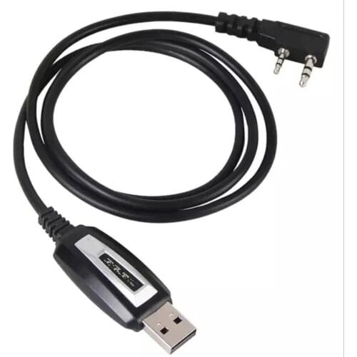 Original Baofeng Walkie Talkie USB Programming Cable For 2 Way Radio UV-5R BF-888s UV5R UV-82K Port Driver W/ CD Walkie Talkie