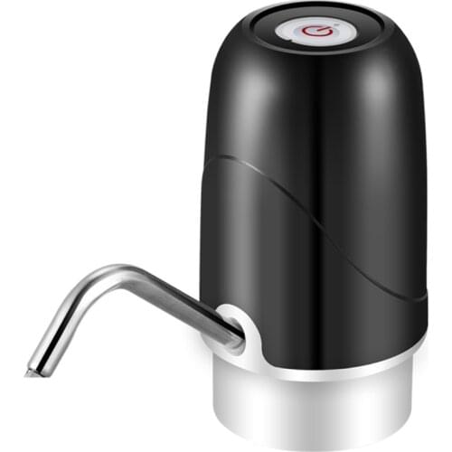 Portable Automatic Water Bottle Pump with Food Grade Silicone Tubing Fit for 4L-19L Water Barrel Office Camping Use