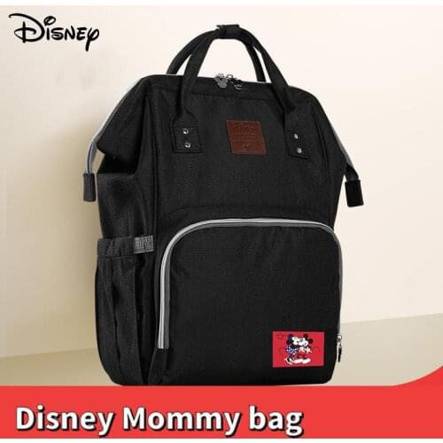 Disney Diaper Backpack Mummy Bag Mickey Mouse Donald Duck Cartoon Double Shoulder Multi Function Large Capacity Baby Nappy Bag