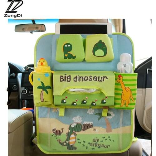 ZD cartoon car Styling back seat trunk luggage net organizer for VW polo passat b5 b6 Mazda 3 6 cx-5 Toyota corolla Ford focus 2