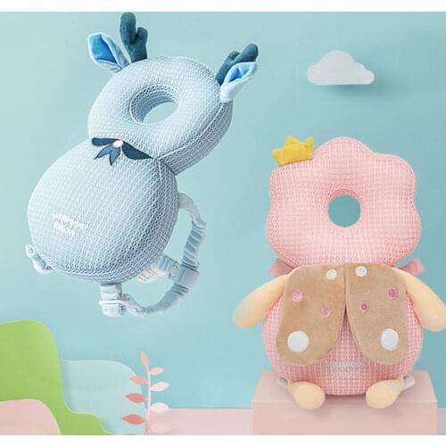 3D comfortable and breathable baby pillow newborn baby learning to walk with anti-fall pillow to protect the head Safety protect
