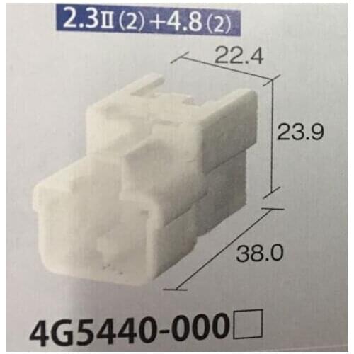 4G5440-000 high quality PA66 4 pins unsealed waterproof wire harness connector