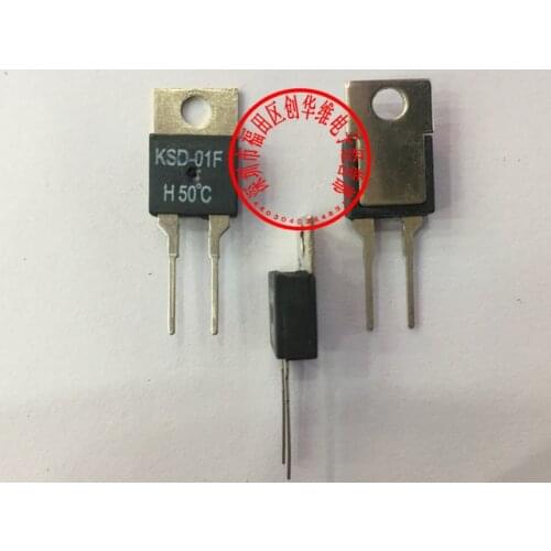 5pcs/Temperature switch Thermostat JUC-31F KSD-01F 50 Degrees Celsius Normally open (N.O) H50C/Normally closed (N.C) D50C