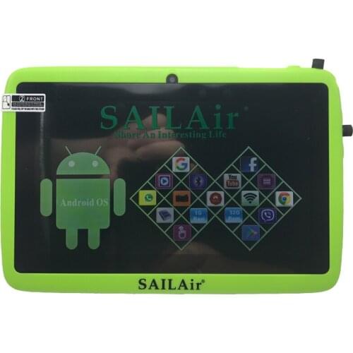Gift for Boys and Girls Cheap WIFI Bluetooth High Quality Pre-install App Pad Kids Tablet PC with Kid-Proof Silicone Case