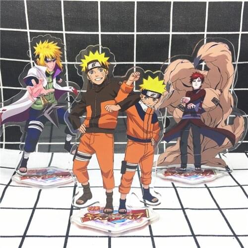 Anime Naruto Acrylic Stand Model Toys Sasuke Kakashi Action Figure collection toy gift