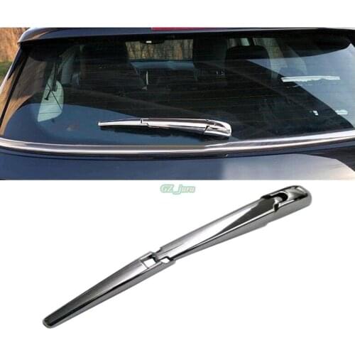 Car styling for Jeep Compass 2017-2018 New ABS Chrome Rear Rain Wiper Nozzel Cover Trim 3PCS