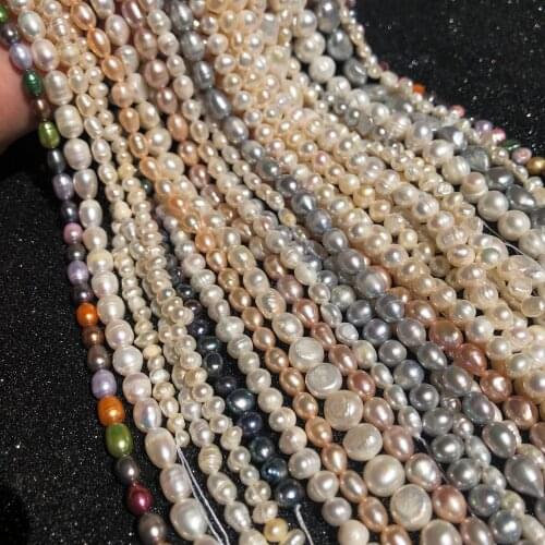 Natural Pearls Beads High Quality Freshwater Pearl Bead Irregular Perles Loose Spacer Beads Jewelry Making DIY Bracelet Necklace
