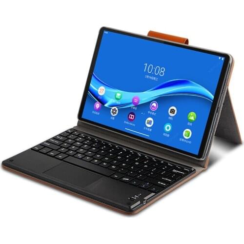 Wireless Bluetooth keyboard Case For Lenovo Tab M10 Plus 10.3 inch TB-X606F X606X cases PU Leather + ABS stand cover funda+ Film