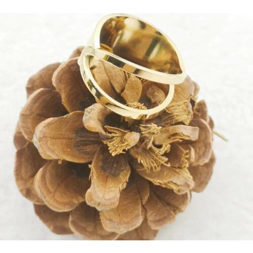 Girl Ring Hot Sell Classic Style Gold Color Luxury Women Fashion Stainless Steel Roxi Jewelry