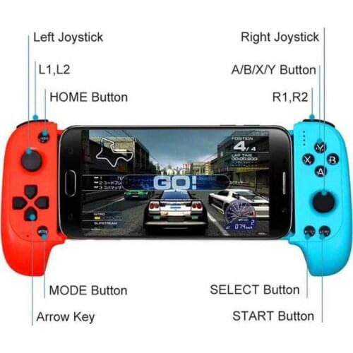 Hot Sale Saitake 7007F Wireless Bluetooth Controllers Telescopic Gamepads Joysticks For Samsung Xiaomi Huawei Android Phone PC