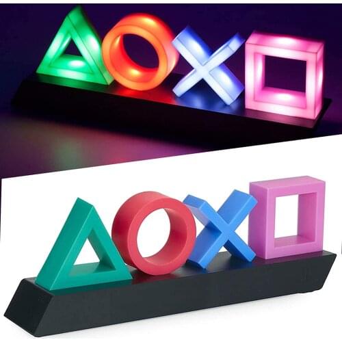 Icons Light Voice Control Music Reactive Game Room Lighting Acrylic Atmosphere Neon Bar Lamp Club KTV Decorative Ornament