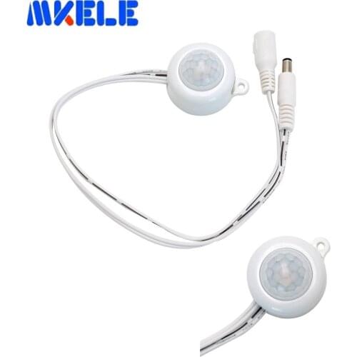 PIR Infrared Ray Motion Sensor Body Touch Switch Auto Intelligent Light Lamp On Off Detector Switch With Light Control