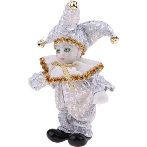 5inch Lovely Italian Triangel Doll in Costume Decor Adult Collectible White