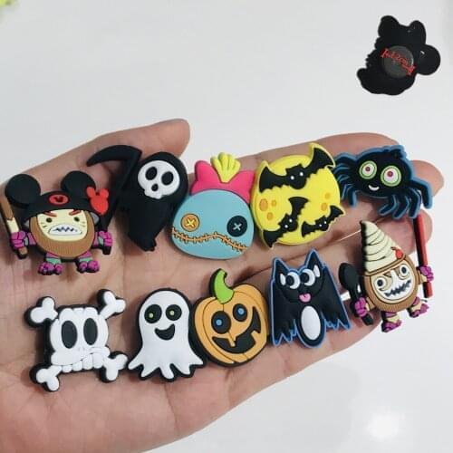 10PCS Princess Queen Zombie Fridge Magnet Cute Decorate Home Cartoon PVC Sticker Refrigerator Magnets Chidrens Halloween Gift